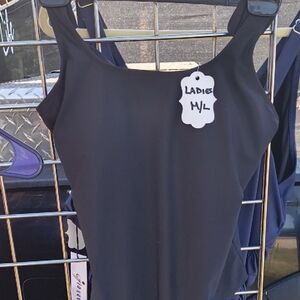 Black One-Piece Swimsuit